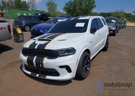 2023 Dodge Durango Hemi Orange Awd from USA, damaged, VIN 1C4SDJCTXPC599734